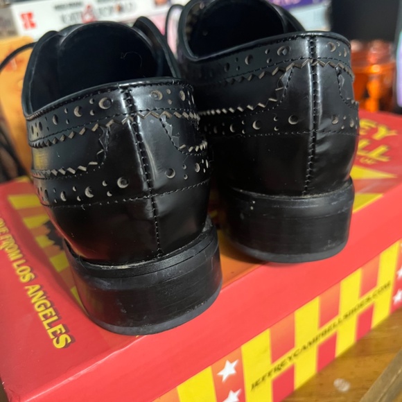 Jeffrey Campbell Townsend Twee Leather Oxfords 7.5 - Picture 7 of 8